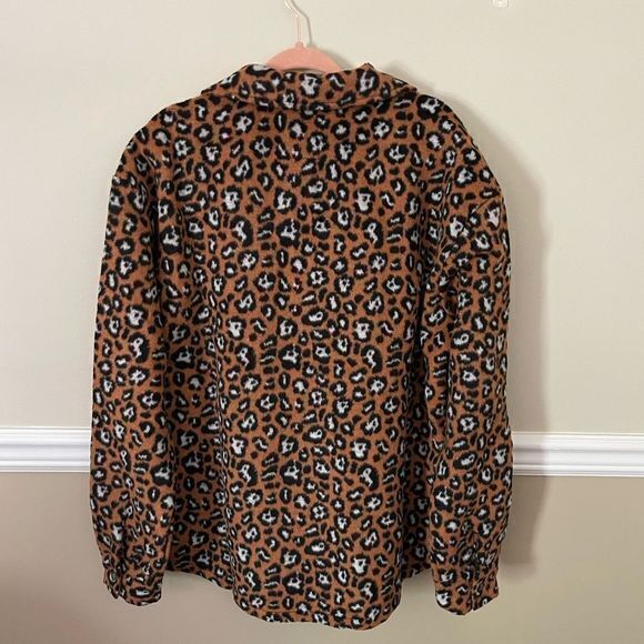 NWT Simply Southern Leopard Print Shacket‎ Size XXL - Picture 2 of 5